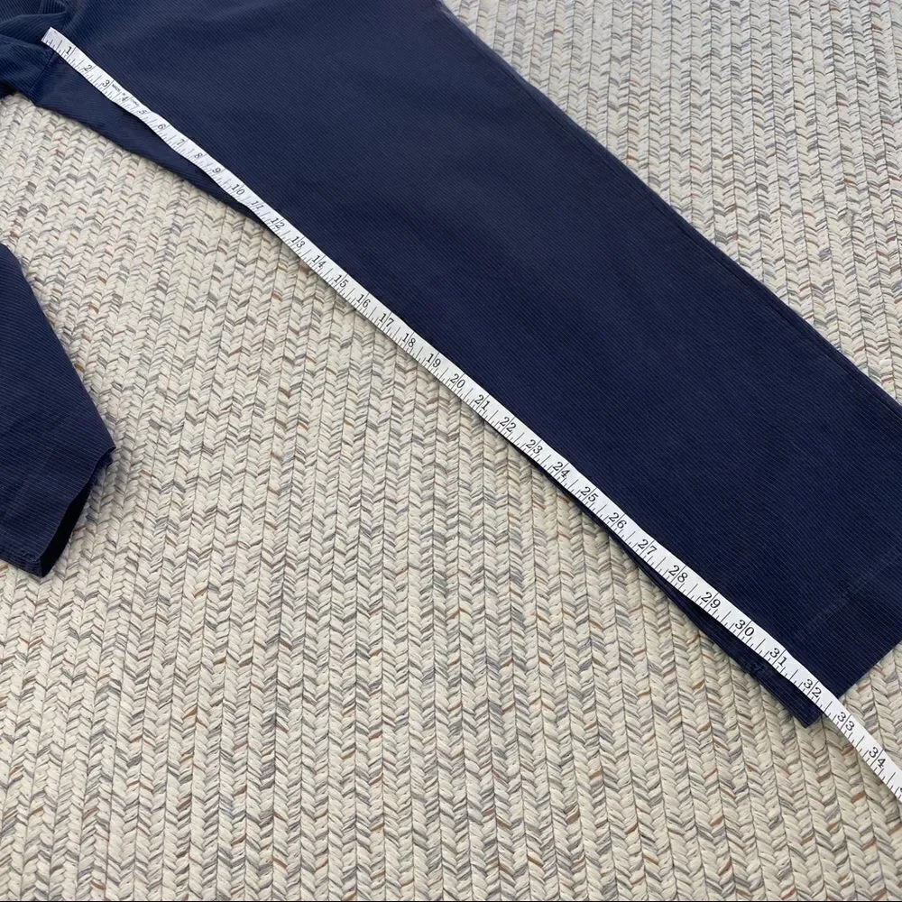 J. Crew gray blue pinstriped classic fit pants 34
